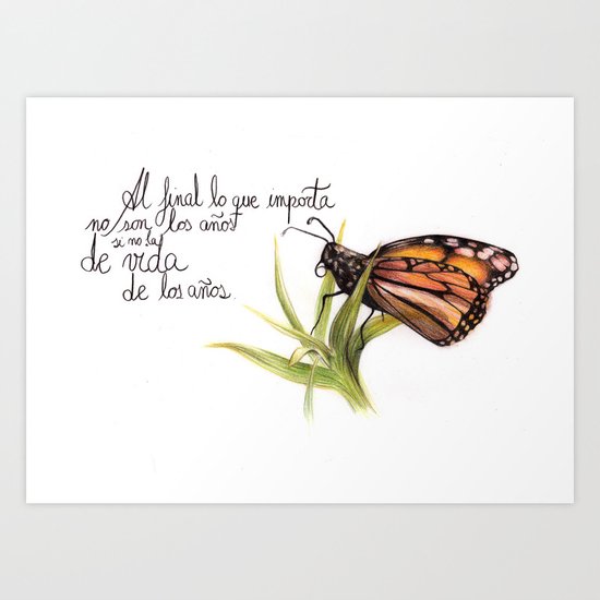 Papillon Art Print
