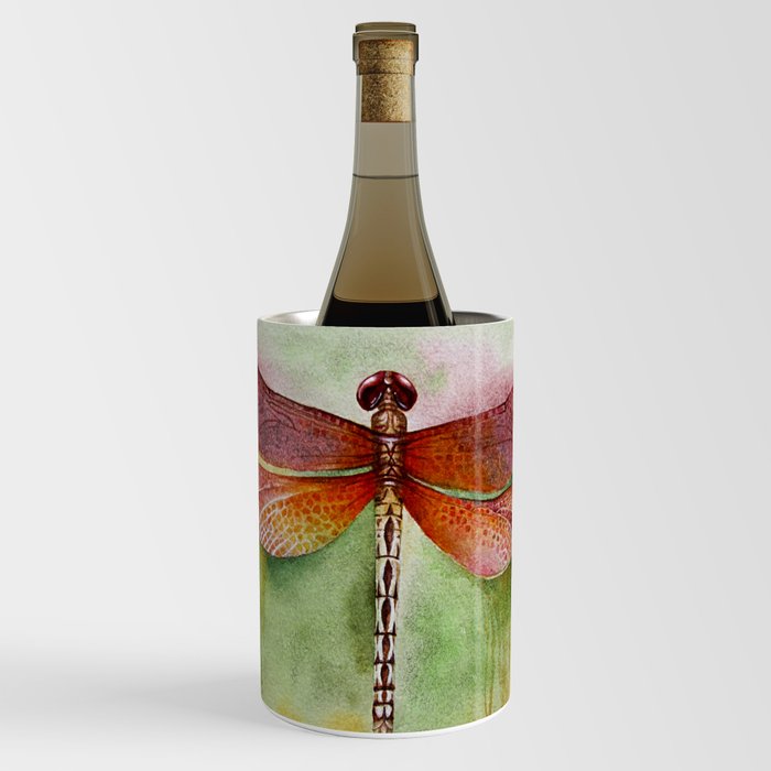 Sunset Dragonfly Wine Chiller