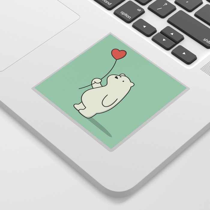 Kawaii Cute Polar Bear Sticker
