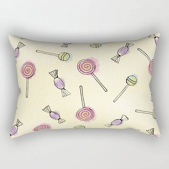 Candy rain Rectangular Pillow