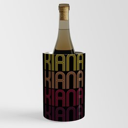 Kiana Name Gift Personalized First Name Wine Chiller
