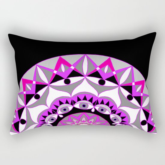 My Love Mandhala | Secret Geometry | Energy Symbols Rectangular Pillow