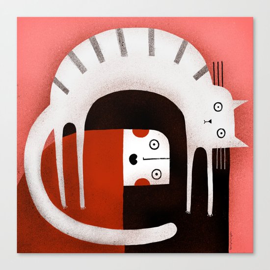 STARTLED Canvas Print