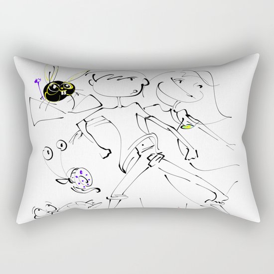 jump ! Rectangular Pillow