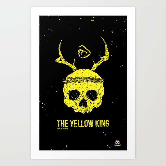 The Yellow King Art Print