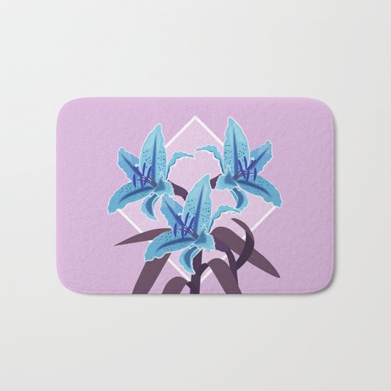 Lilies Bath Mat
