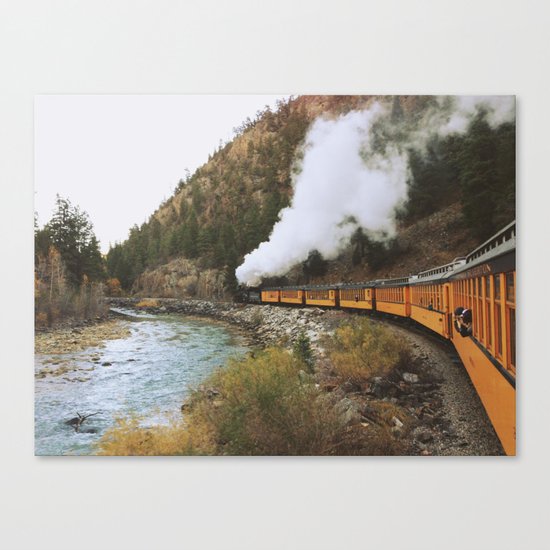 Steam Train Canvas Print