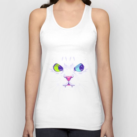 Evil Cat Unisex Tank Top