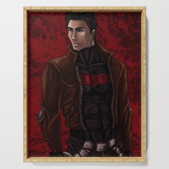 Red Hood Jason Todd Serving Tray By Kimcastello Society6
