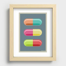 Pills Recessed Framed Print