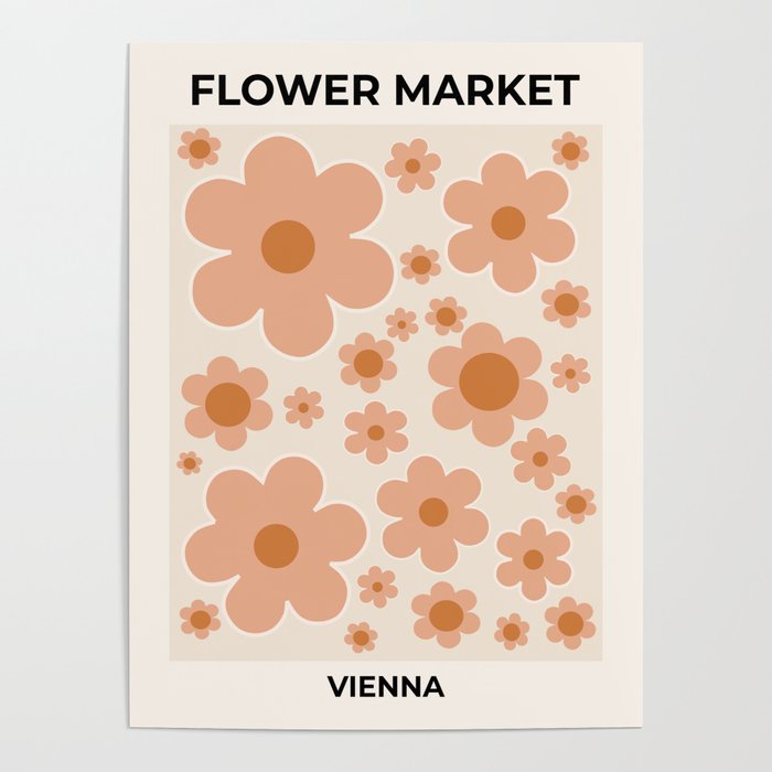 Floral Vienna Roses Wrapping Paper Black