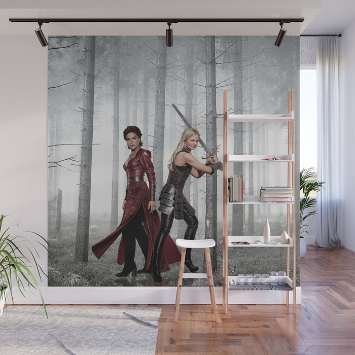 Swanqueen Enchanted Forest Wall Mural By Khaleegis Society6