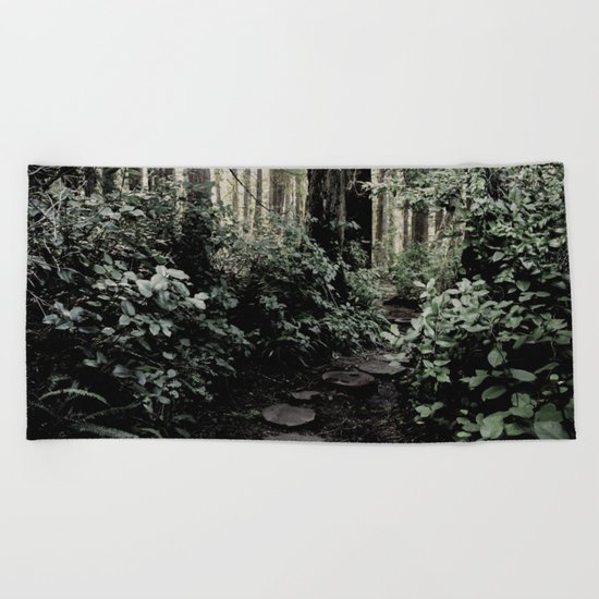 Secret Path Beach Towel