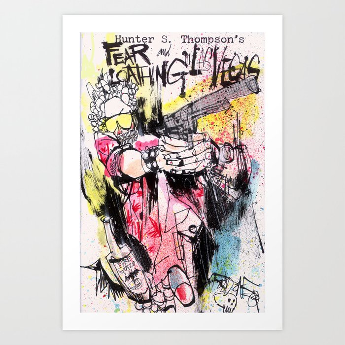 Fear Loathing Art Print By Jimmahfood Society6