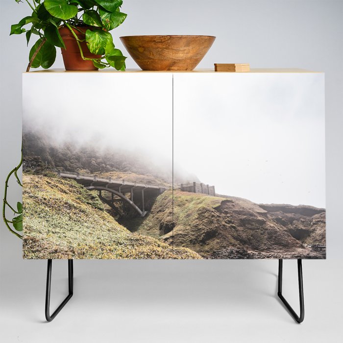 Oregon Coast Fog Credenza