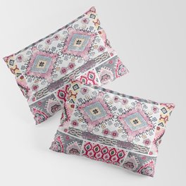Vintage Kilim Bohemian Heritage Traditional Collage Moroccan Style Pillow Sham