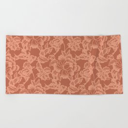 Vintage Floral 20 Beach Towel