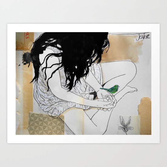 CONNECTED Art Print