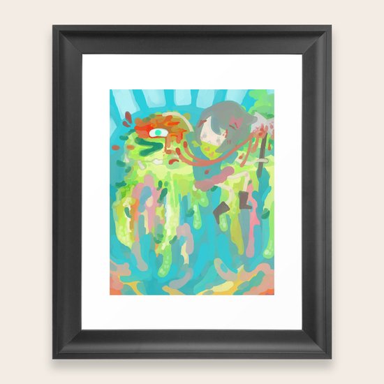 Rise Framed Art Print