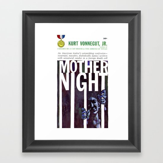 Vonnegut - Mother Night Framed Art Print