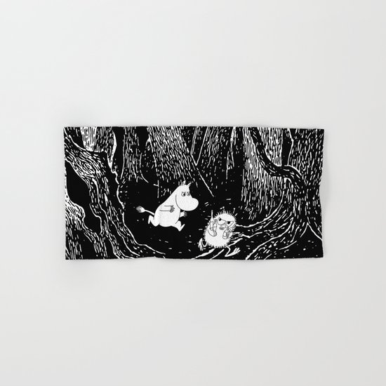 Moomins run for Stinky Hand & Bath Towel