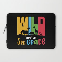 Wild About 3rd Grade Laptop Sleeve