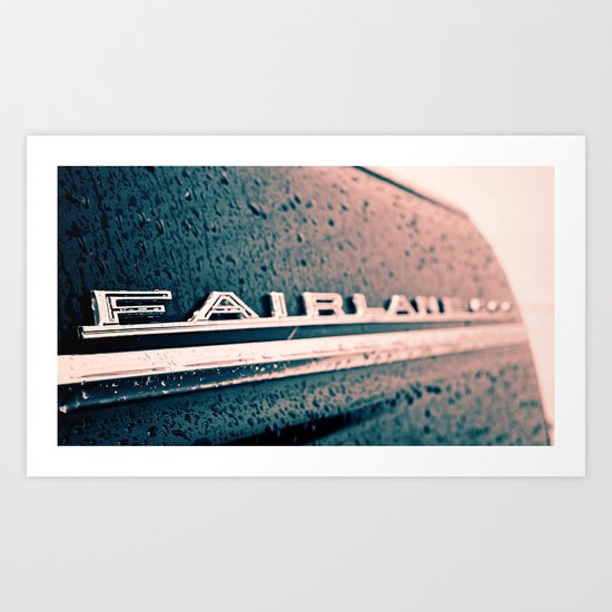 Fairlane emblem Art Print