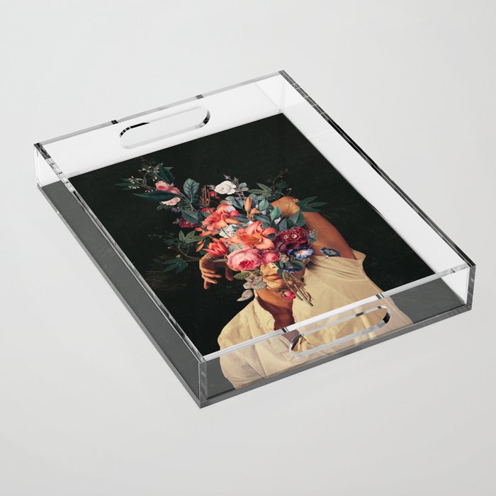 Roses Bloomed every time I Thought of You Acrylic Tray