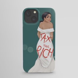AOC at the Met Gala 2021 iPhone Case