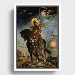 “The Angel of Death” by Gustave Moreau Framed Canvas