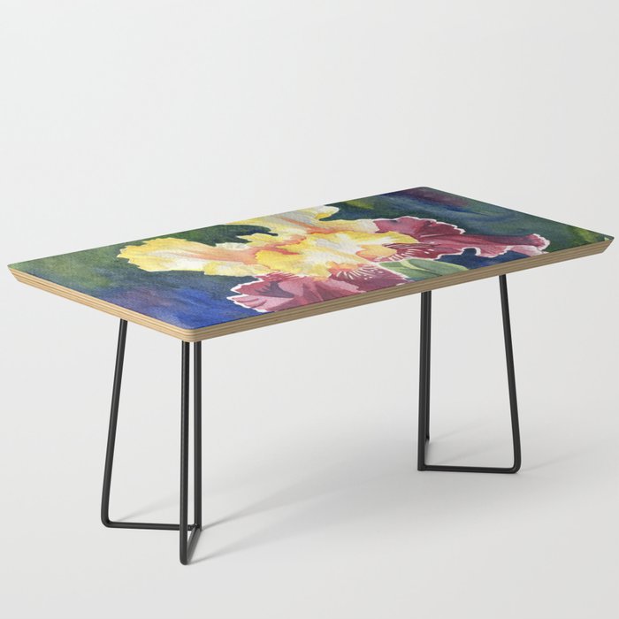 Iris Watercolor 2 Coffee Table