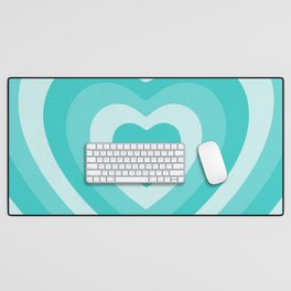 HeartBeat Epiphany Blue Desk Mat