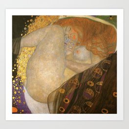Danea Gustav Klimt Painting Art Print