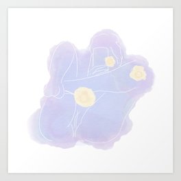 Flowering IV Zahara Series Art Print