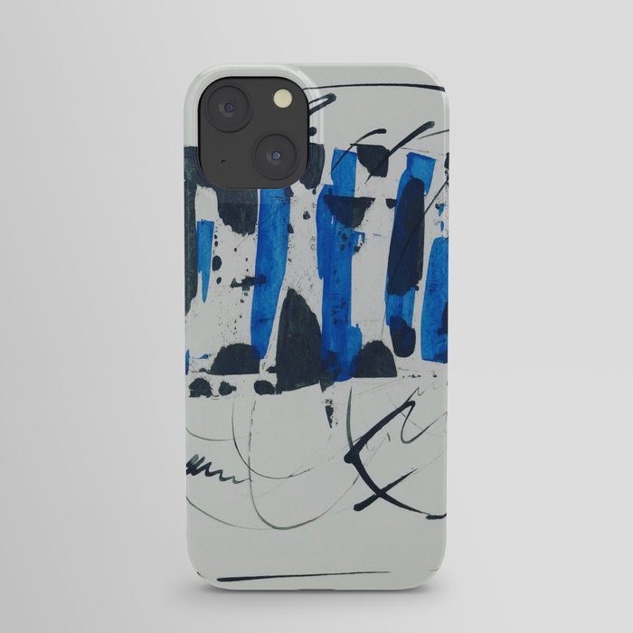 Black and Blue iPhone Case
