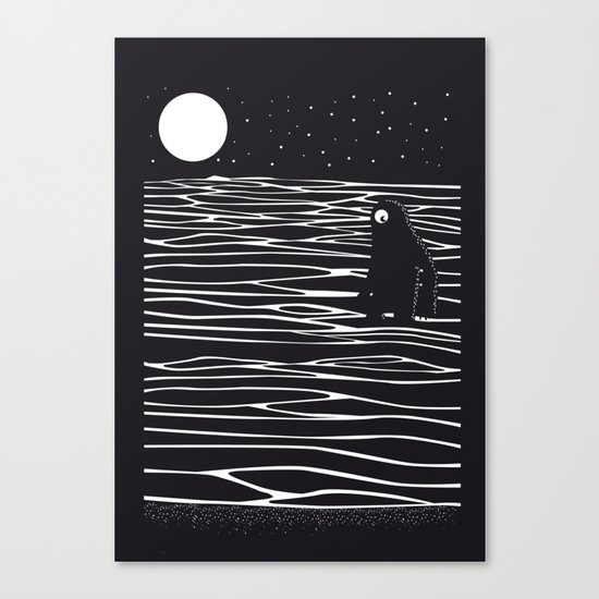Scary monster! Canvas Print