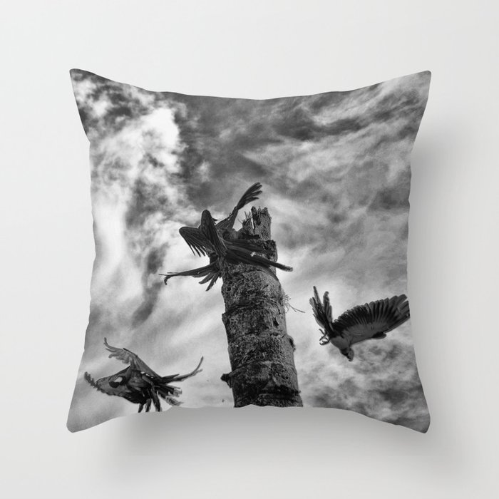 Flying Throw Pillow