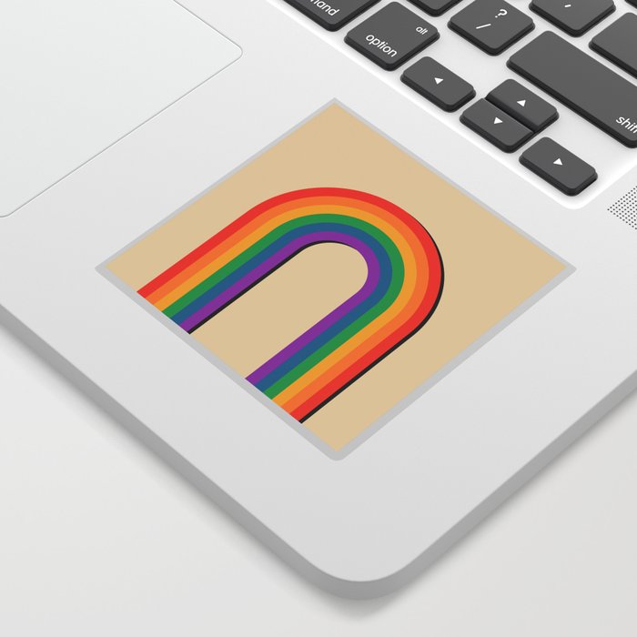  Colorful LGBT gay and lesbian rainbow Sticker
