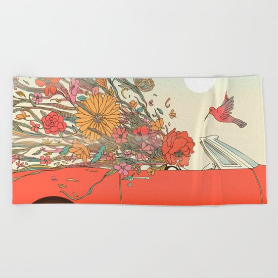 Passing Existence Beach Towel