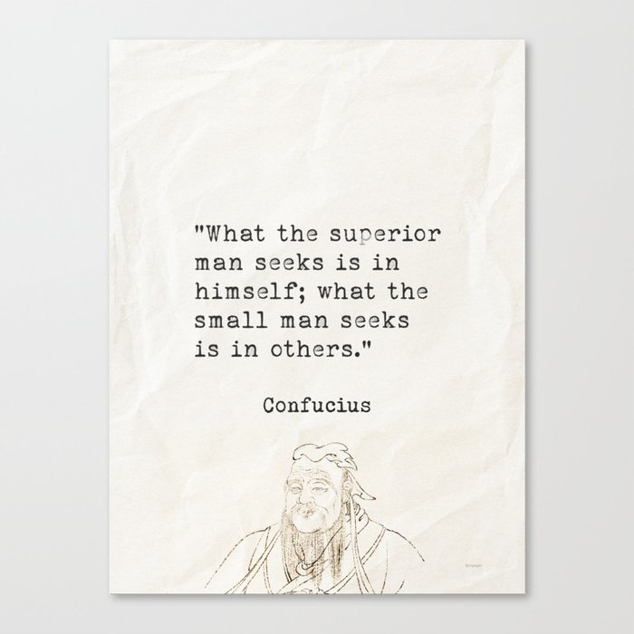 Confucius mnscp Canvas Print