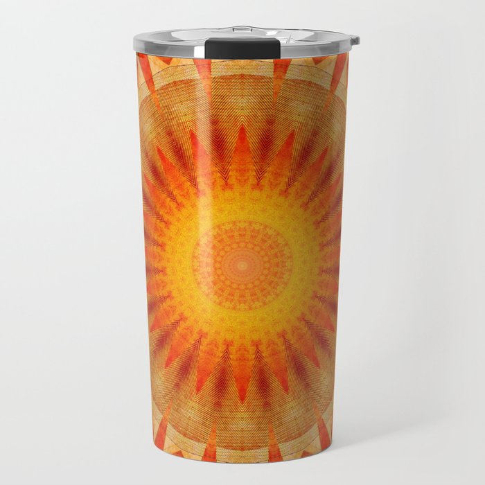 Mandala sunset Travel Mug