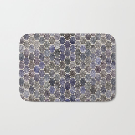 Glitter Tiles Bath Mat