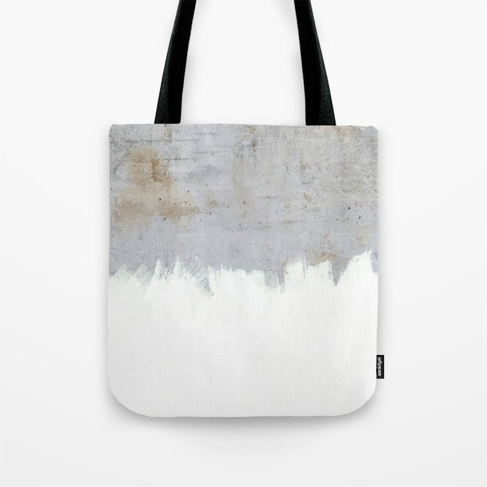 Painting on Raw Concrete Tote Bag