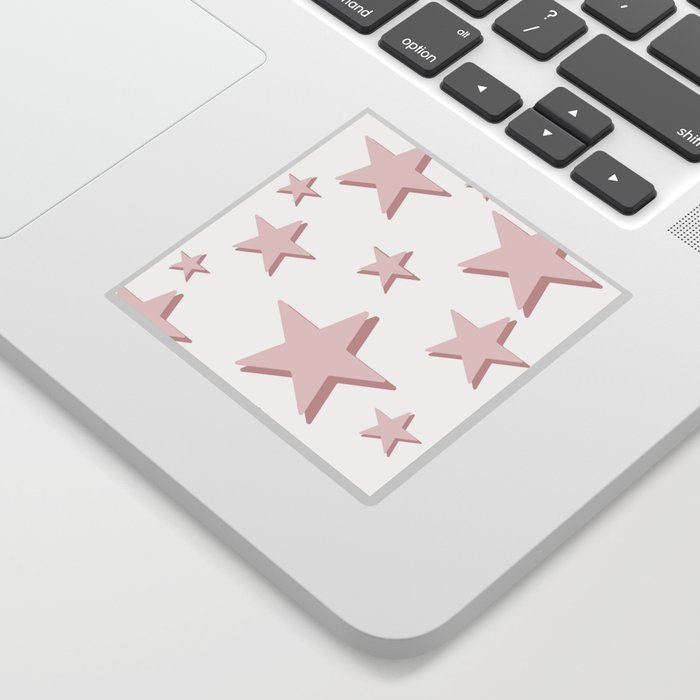 Pink Stars Sticker