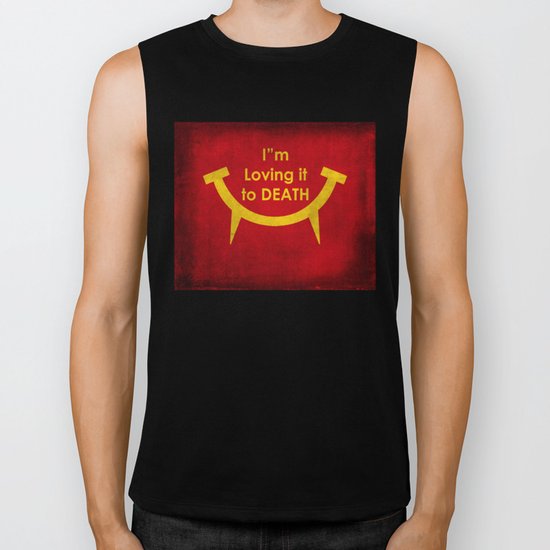 McViper the zombie and vampire fast food chain, Bloody good food is our motto! Biker Tank