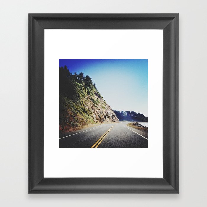 Highway 101 Framed Art Print