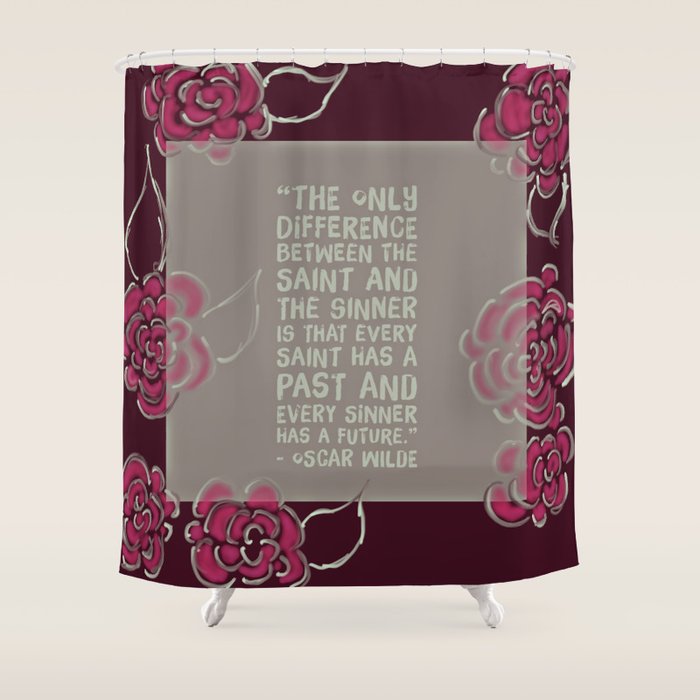 Sinners Saints Shower Curtain By Jessiedrake Society6