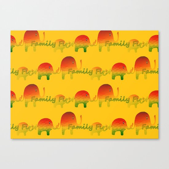 Family First Canvas Print