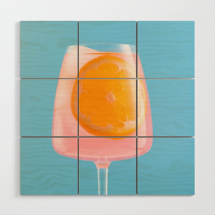 Tropical Drink Wood Wall Art