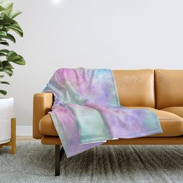 Colorful Iridescent Pattern Throw Blanket
